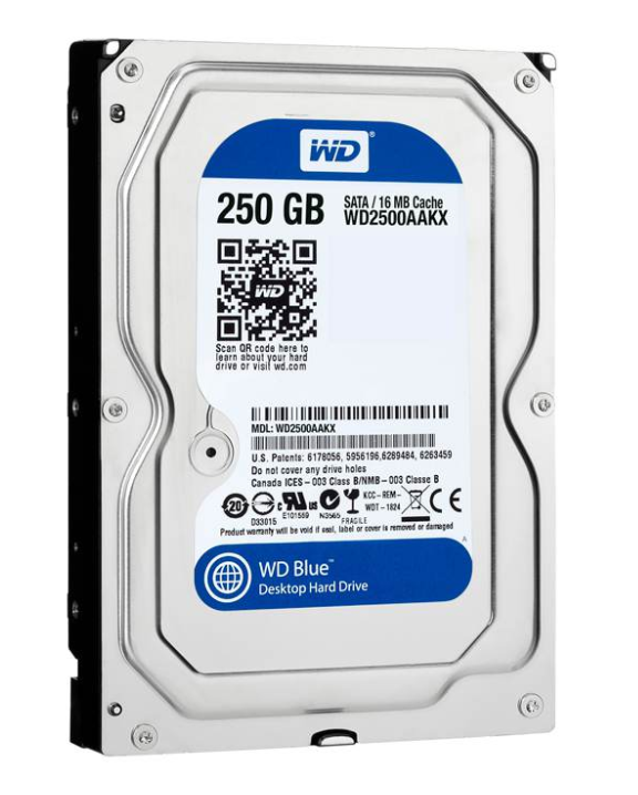 Hdd 250G Western Blue | KoV; 12T