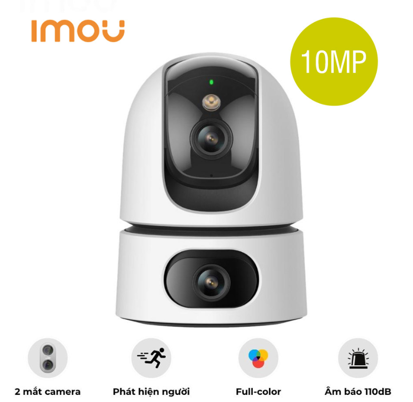 Camera Imou 10MP 2 ống kính IPC-S2XP-10M0WED | Trong nhà; 24T