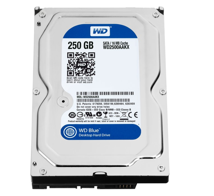 Hdd 250G Western Blue | KoV; 12T