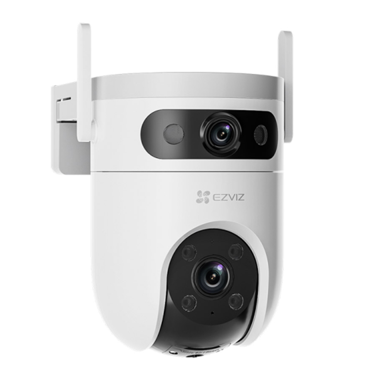 Camera 2 ống kính kép Ezviz H9c (3MP+3MP) - 2 mắt ngoài trời; 24T