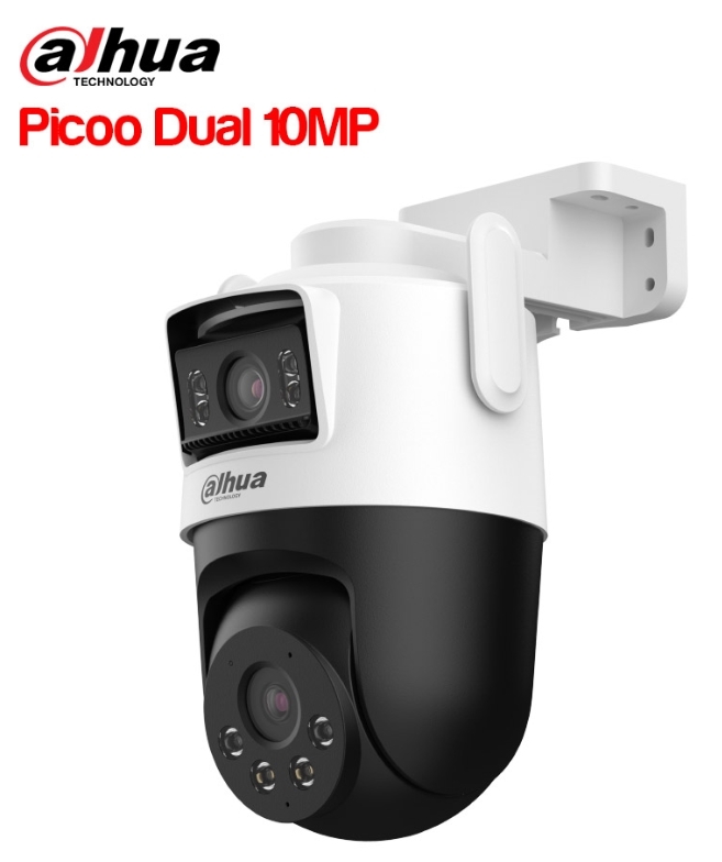 Camera Wifi 2 Ống kính Ngoài trời 5MP DAHUA DH-P5D-5F-PV | Báo động đèn và còi hú | Tích hợp Micro và Loa, đàm thoại 2 chiều | ONVIF | Wifi 6 2.4GHz,