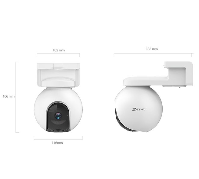 Camera 3mp EZVIZ EB8 (dùng Sim 4G) Dùng Pin Sạc/ Ngoài Trời + Kèm tấm năng lượng; 24T