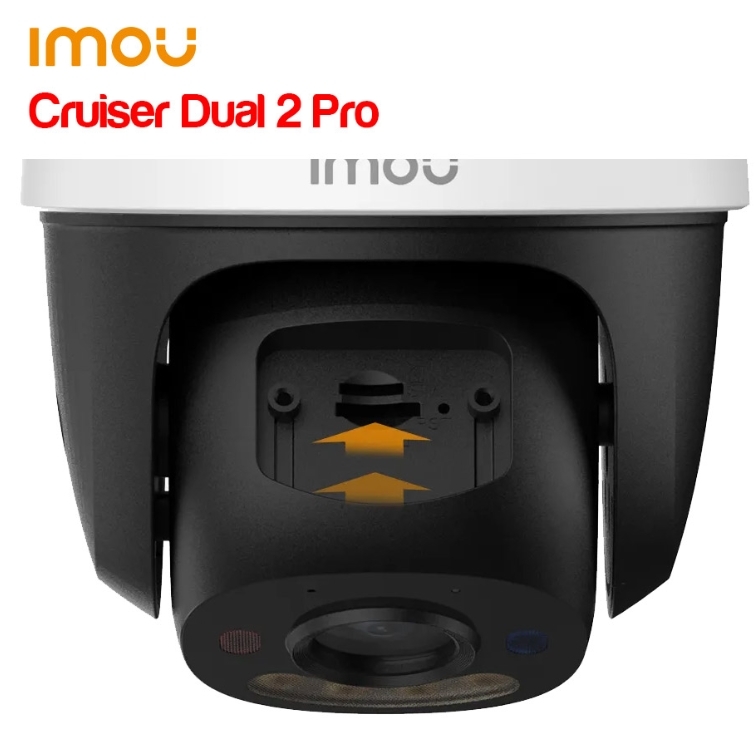 Camera Wifi 8MP iMOU Cruiser Dual 2 Pro ban đêm có màu (IPC-S7XFP-8U0WED) | Công nghệ AURORA siêu nhạy sáng, nhìn ban đêm có màu | Đàm thoại 2 chiều |