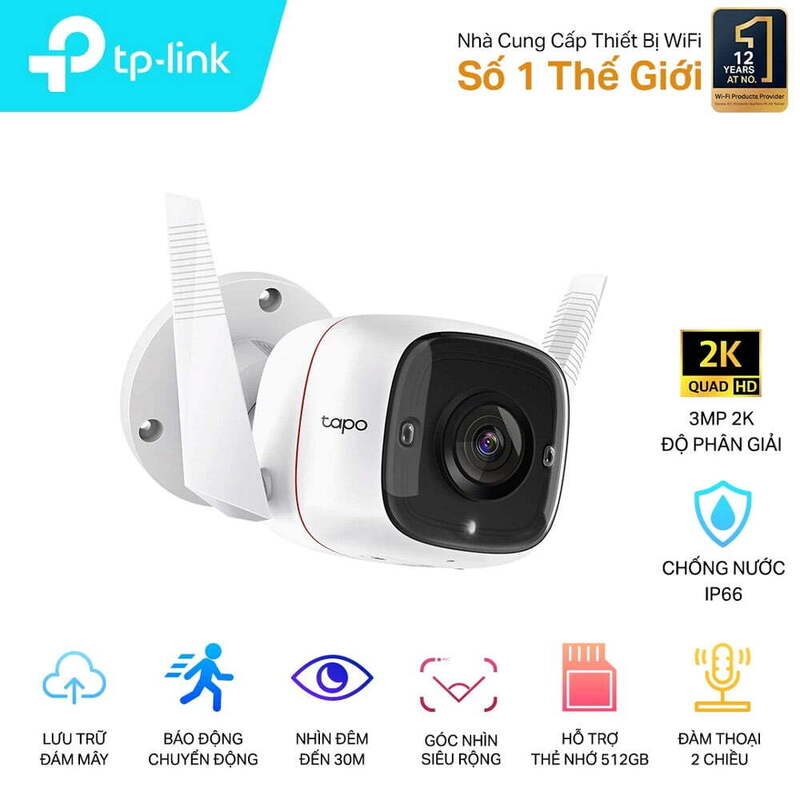 Camera WIFI 3Mp Tapo C310